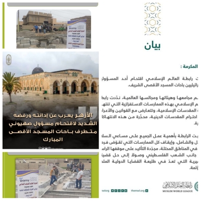 الحصاد الأسبوعي للمجلس والمنظمات التابعة له