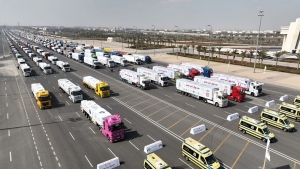الجمعية الشرعية الرئيسية تطلق قافلة المساعدات الثالثة والعشرين لأهلنا في غزة بقيمة 6 ملايين جنيه