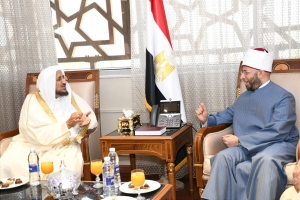 الأمين العام للمجلس الإسلامي العالمي للدعوة والإغاثة خلال زيارته لوزير الأوقاف: الارتقاء بالعمل الإسلامي ليكون على مستوى رسالة الإسلام الحضارية
